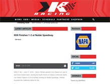 Tablet Screenshot of kaseykahneracing.com
